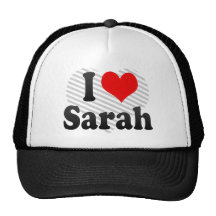 I Liebe Sarah Retrokultkappe