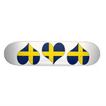 I Liebe Schweden Individuelles Skateboard