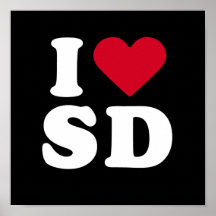 I LIEBE SD POSTERDRUCKE