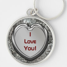 I Liebe Sie! Herz Keychain Schlüsselanhänger