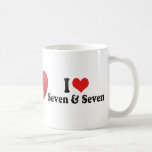 I Liebe sieben u. sieben Kaffeetasse