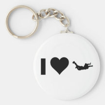 I Liebe Skydiving Schlüsselbänder