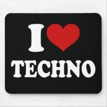 I Liebe Techno Mauspads