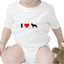 I Liebe-unbekümmerter König Charles Spaniels Baby  Shirt