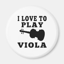 I Liebe, Viola zu spielen Magnete