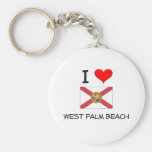 I Liebe WEST PALM BEACH Florida Schlüsselanhänger