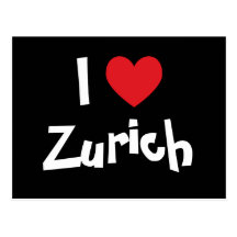 I Liebe Zürich Postkarte