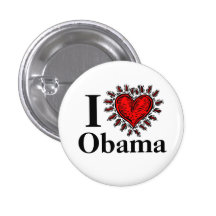I Liebeobama-Knopf Button