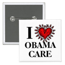 I Liebeobama-Sorgfalt-Knopf Button