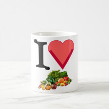 I Liebeveggies-Becher Kaffee Tasse