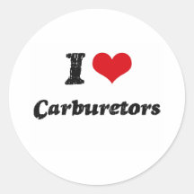 I love Carburetors Stickers