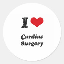 I love Cardiac Surgery Stickers