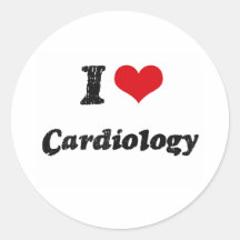 I love Cardiology Sticker