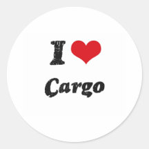 I love Cargo Sticker