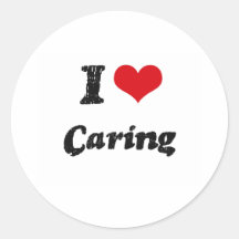 I love Caring Stickers
