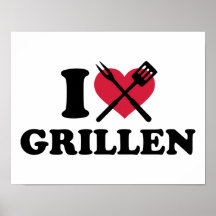 I love Grillen Posters