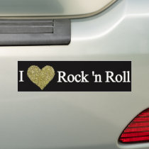 i love rock'n Roll Autosticker