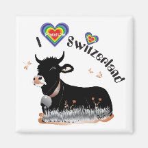 I love Switzerland Magnet Magnete