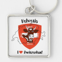I love Switzerland Schlüsselanhänger