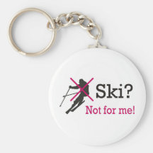 I ski hate shirt porte-clefs