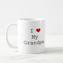 I tasse de grand-papa de coeur