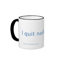 "Ich beendigte Nagel-Zu beißen!" Becher Teetasse