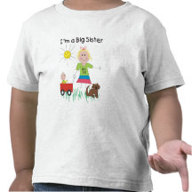 Ich bin ein große Schwester-(blondes) T-Shirt