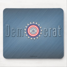 Ich bin ein Teil der Demokrat-Maschine Mousepads