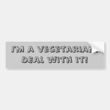 Ich bin ein Vegetarier. ABKOMMEN mit ihm! Autoaufk