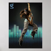 Ich bin G-Kleidung - Tanz-Plakat