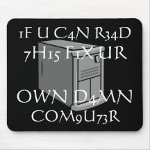 Ich bin NICHT Herr Fix It Mousepads