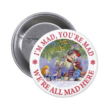 Ich bin WÜTEND, SIE bin WÜTEND, WIR bin ALLE WÜTEN Anstecknadelbuttons