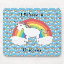 Ich glaube an Einhörner Mousepad