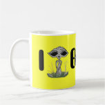 Ich glaube sitzendem alien-Becher Teetassen