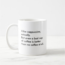 Ich mag Cappuccino, wirklich. Aber sogar eine schl Tee Tassen