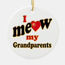 Ich Meow meine Großeltern Ornamente