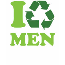 Ich recycle Männer