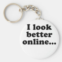Ich schaue besser on-line schlüsselanhänger