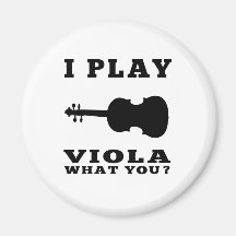 Ich spiele Viola Kühlschrankmagnet