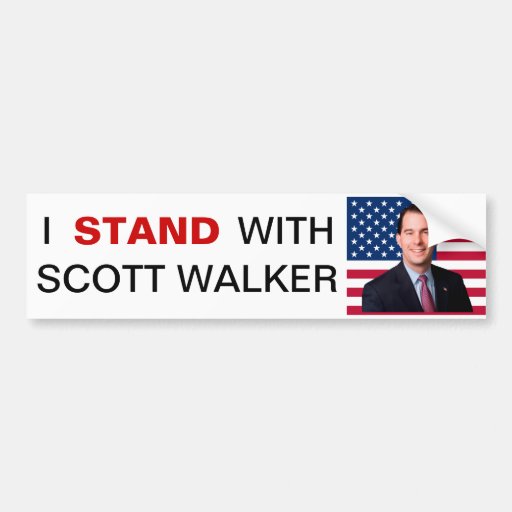 Ich stehe mit Scott-Wanderer-Autoaufkleber