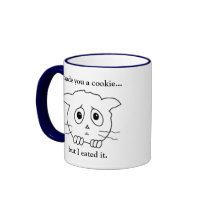Ich stellte Sie einen Plätzchen Lolcat Becher her