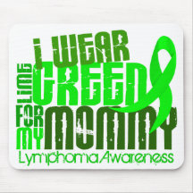 Ich trage Limones Grün für mein Lymphom der Mama-6 Mousepads