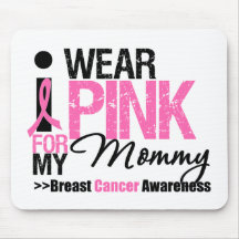 Ich trage Rosa für meine Mama Mousepad