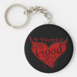 Ich verspreche Herz X Keychain Schlüsselanhänger