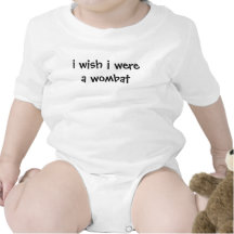ich wünsche, dass ich ein wombat war shirt