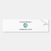 Ich würde eher ein Hammerhai-Haifisch sein Auto Sticker