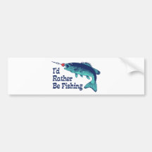 Ich würde vielmehr fischen auto aufkleber