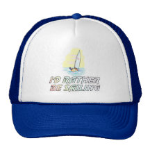 Ich würde vielmehr segeln (Hut) Kultcaps