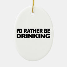 Ich würde vielmehr trinken weihnachtsbaum ornament