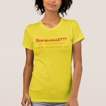 Ich zeige Sie hormonal Shirts
